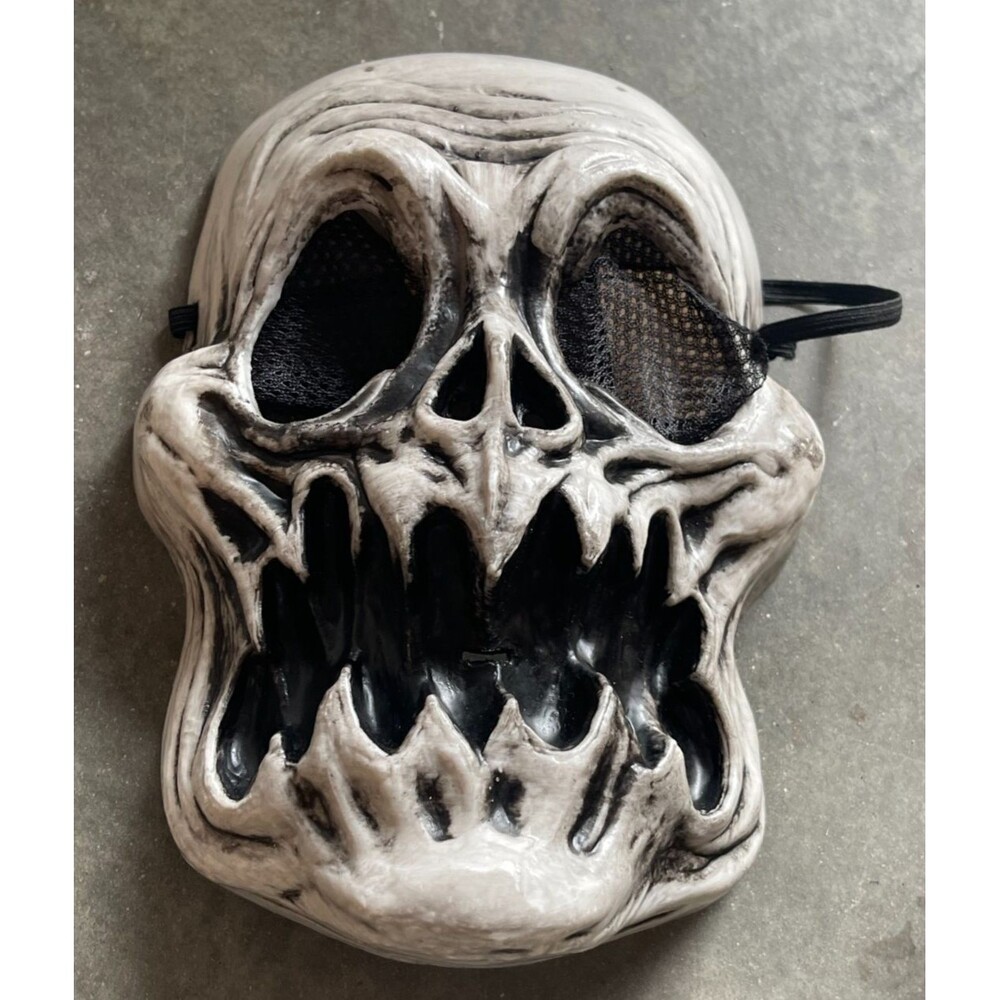 Skull Mask Adult Halloween Costume Accessory Skeleton  One Size